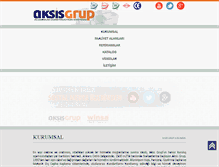 Tablet Screenshot of aksisgrup.com.tr